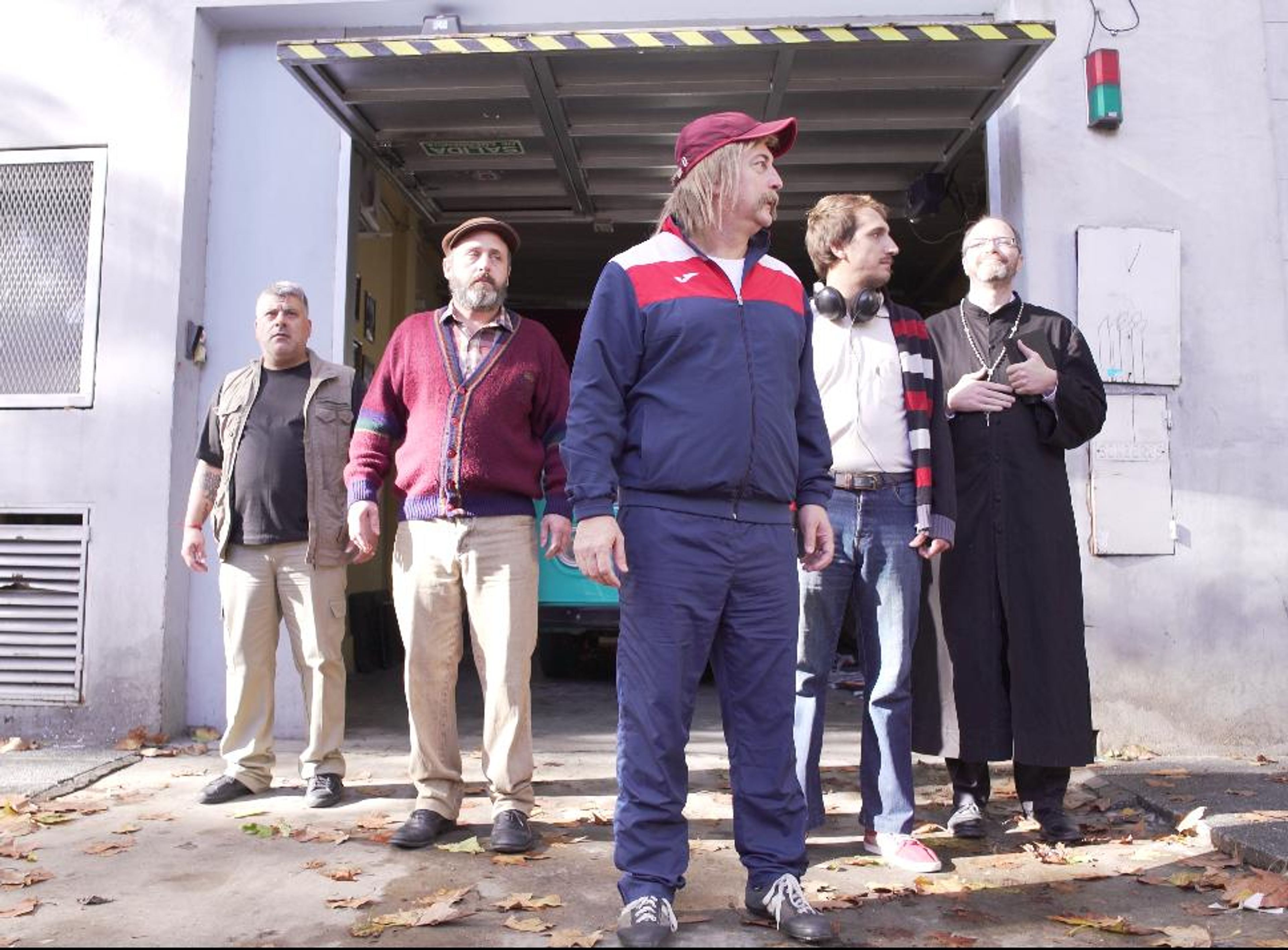 Pichu Straneo, Hilario Quinteros, Luis Rubio, Nicolás Palma y Diego Golombek en Eber Ludueña, el último lateral analógico (2023)