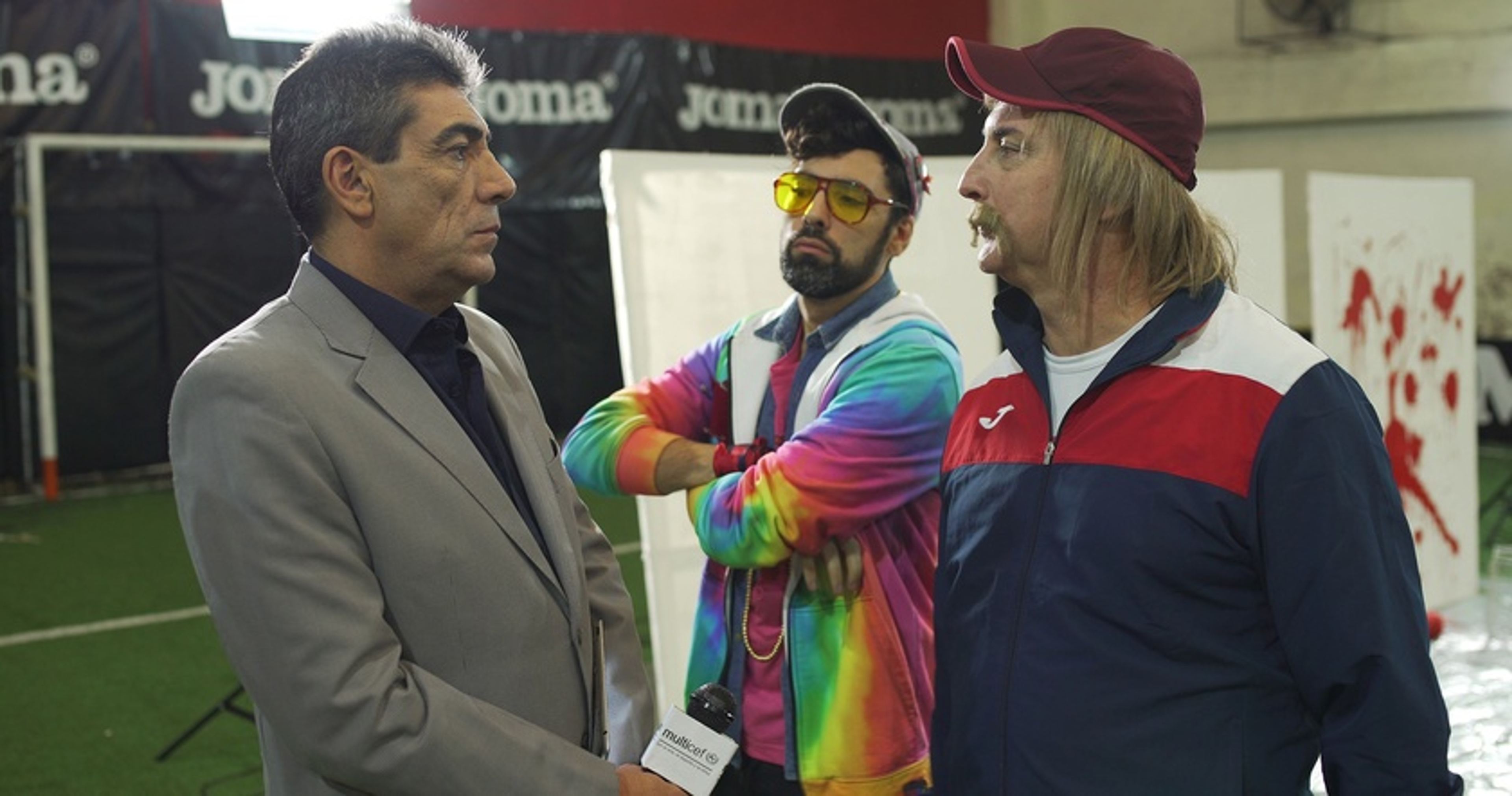 Jorge Formento, Emiliano Pandelo y Luis Rubio en Eber Ludueña, el último lateral analógico (2023)