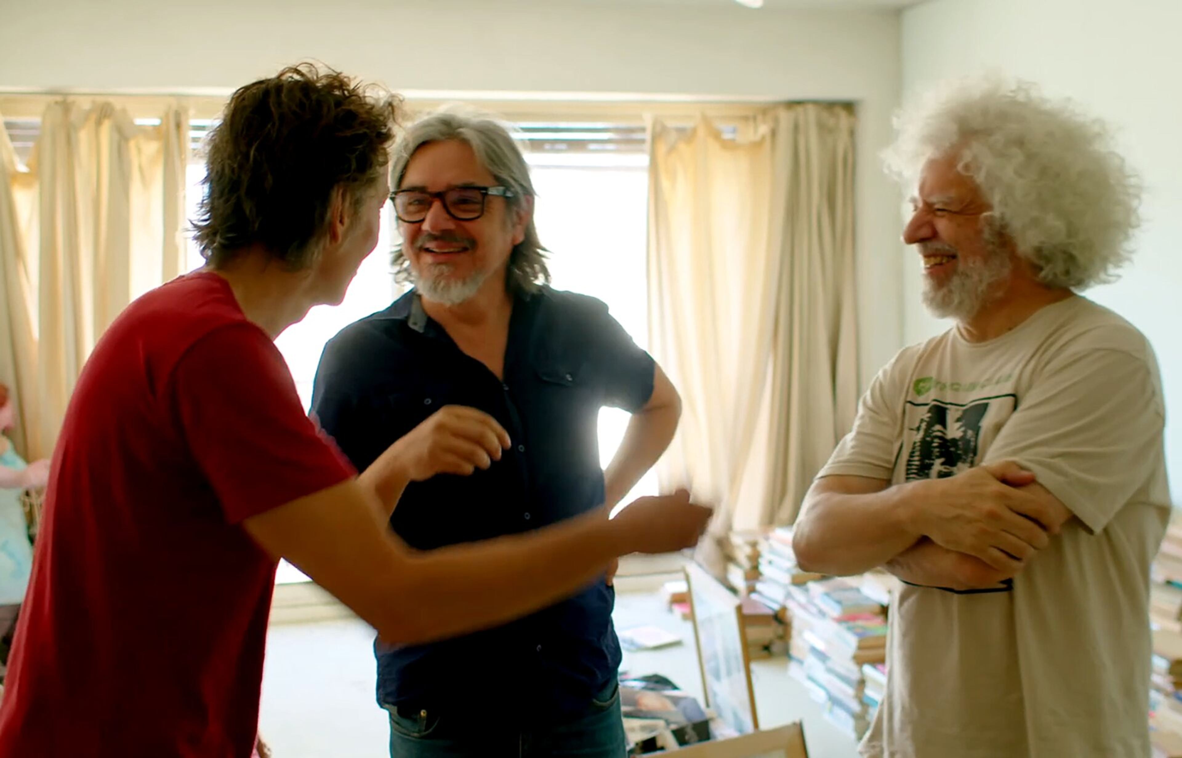 Javier Calamaro, Pablo Martín y Sergio Rotman en El camino contrario (2026)