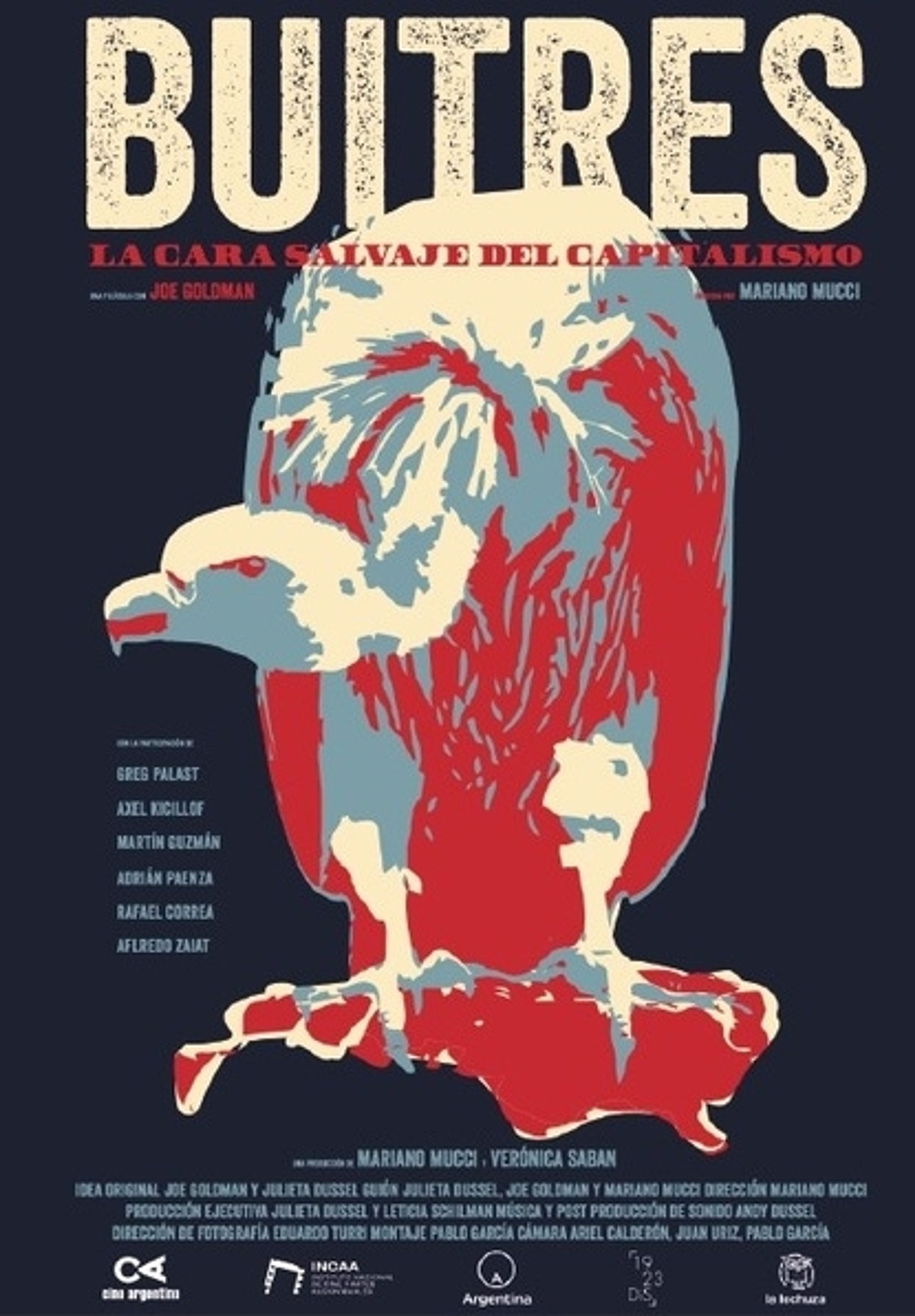 Poster de Buitres, la cara salvaje del capitalismo