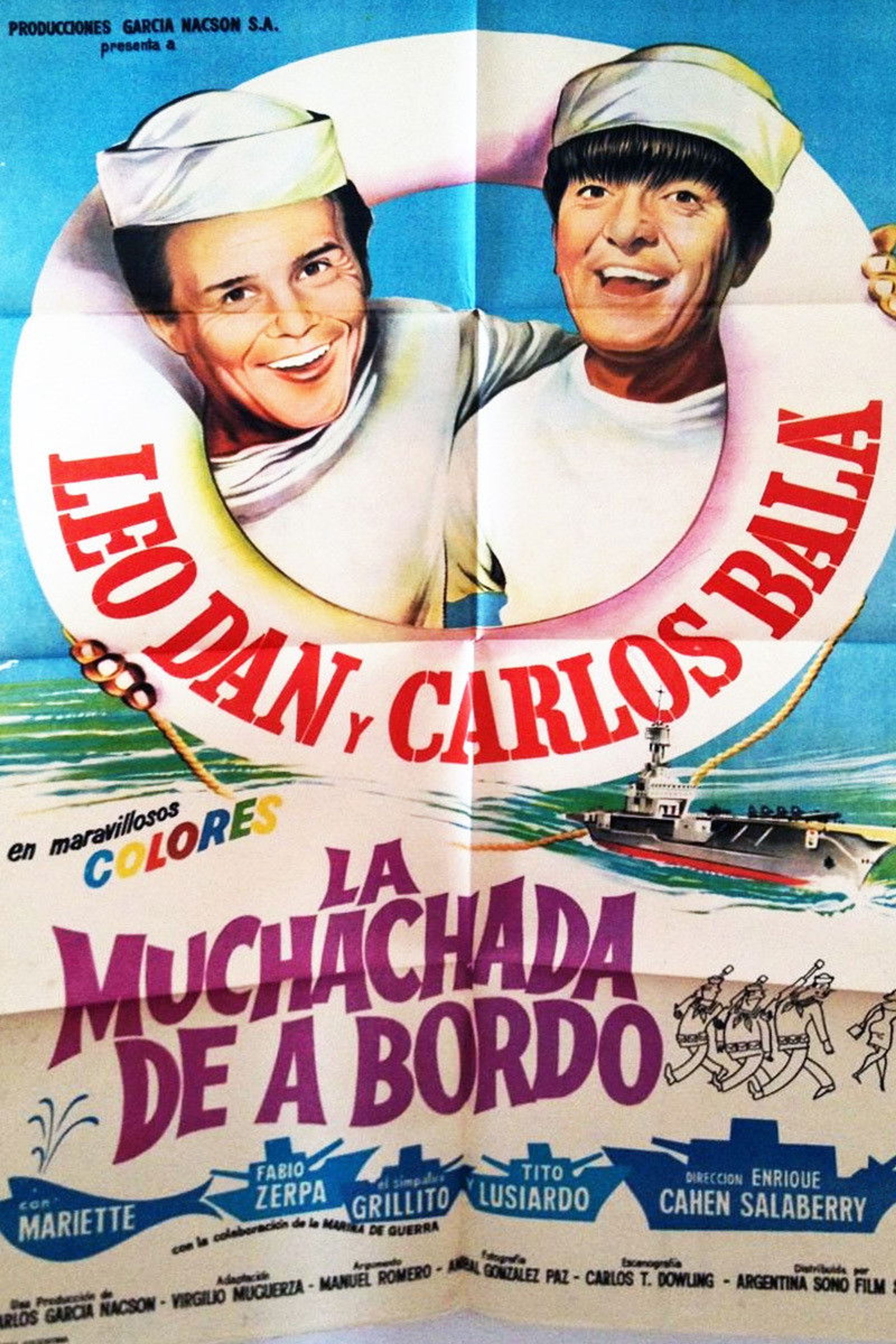Poster de La muchachada de a bordo