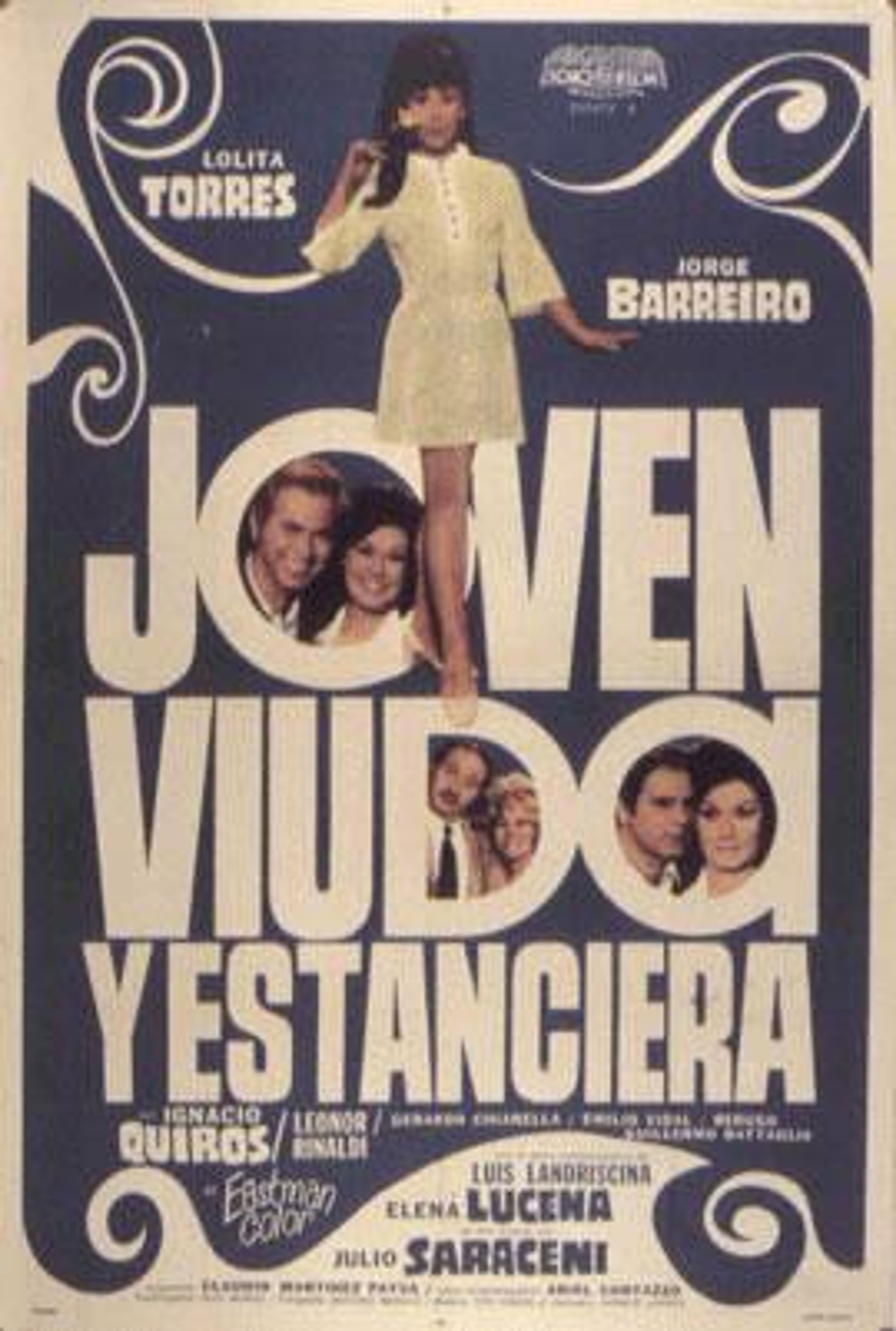 Joven viuda y estanciera