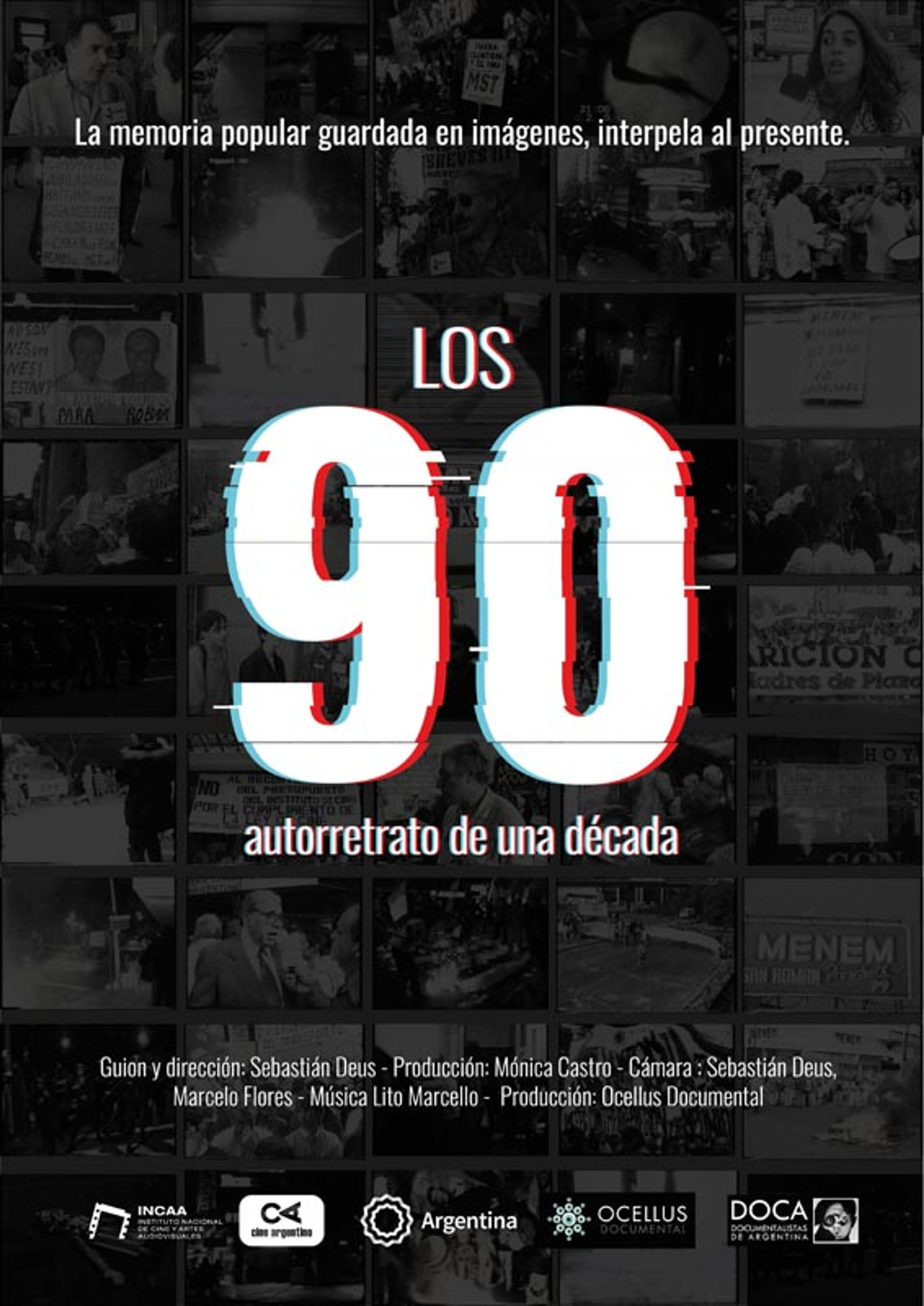 Poster de Los 90, autorretrato de una década