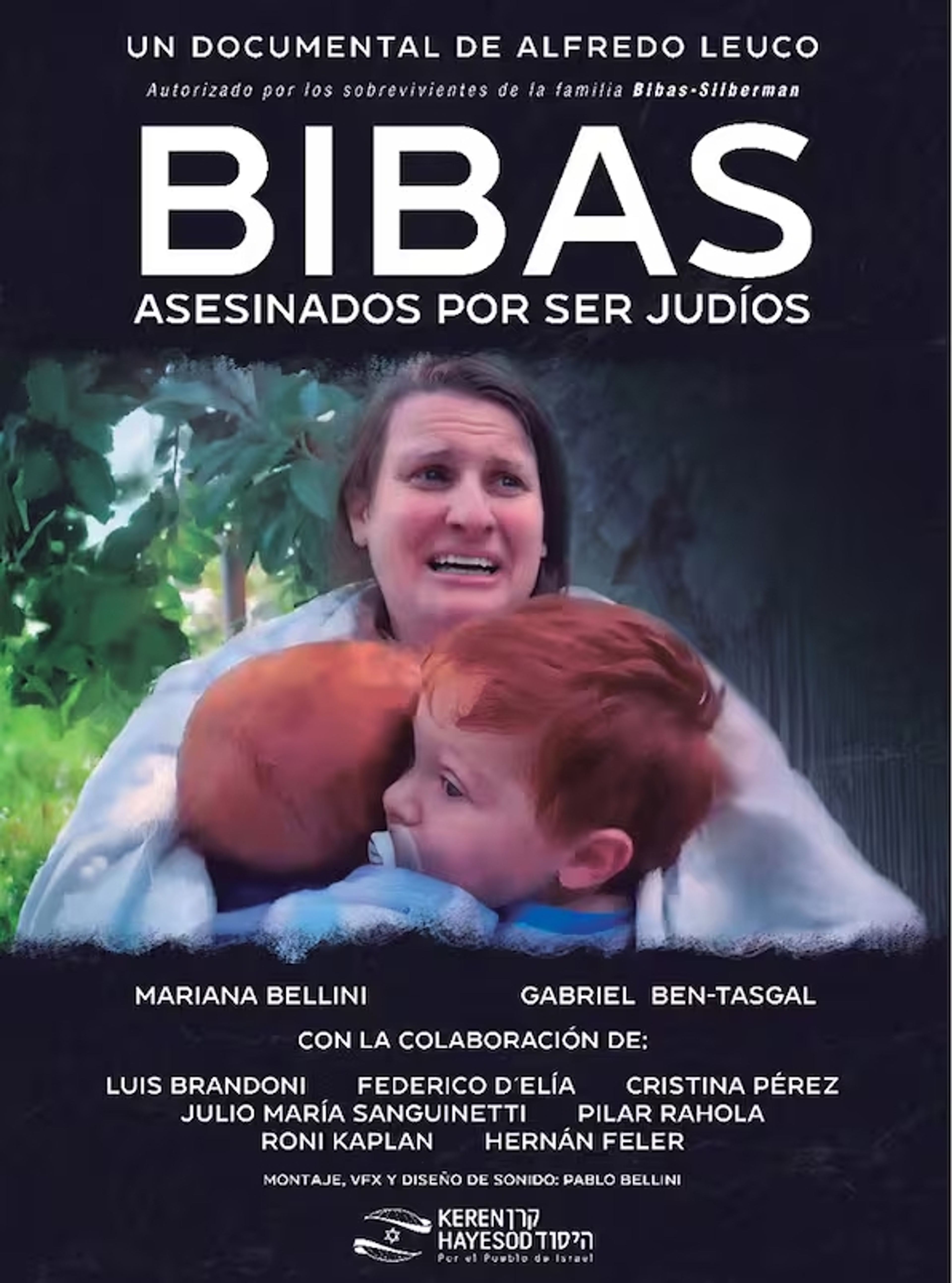 Poster de Bibas: asesinados por ser judíos