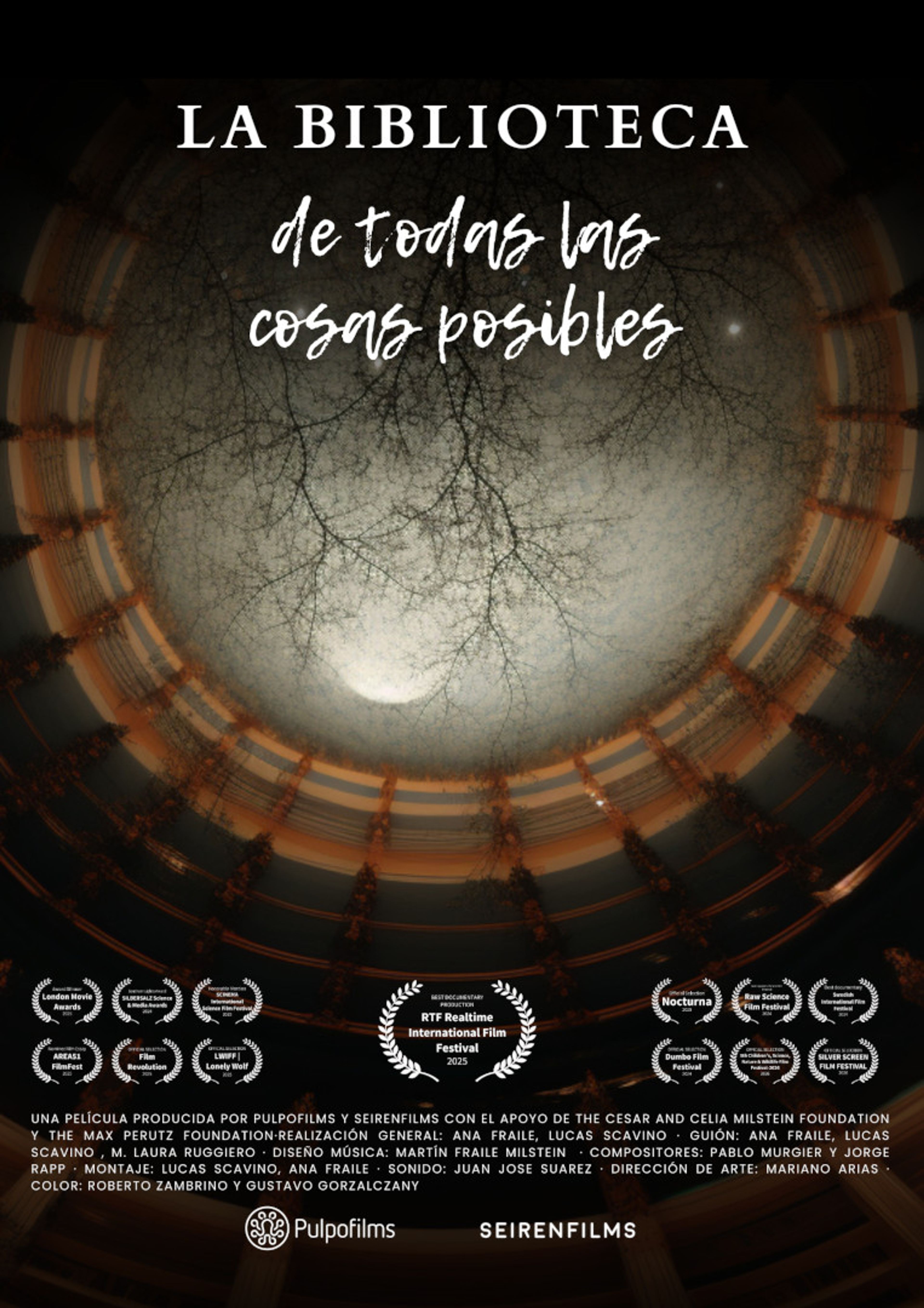 Poster de La biblioteca de todas las cosas posibles