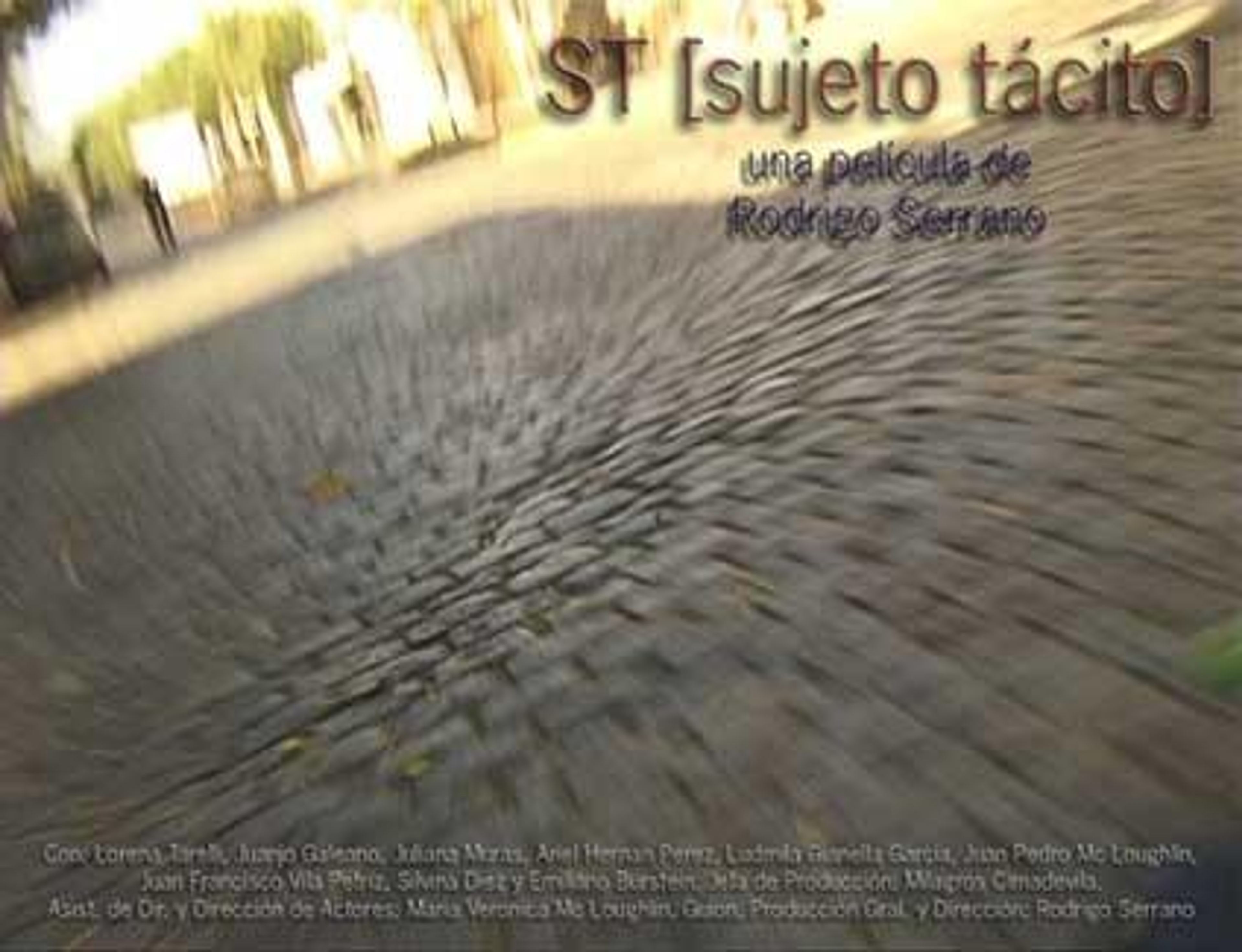 Poster de ST [sujeto tácito]