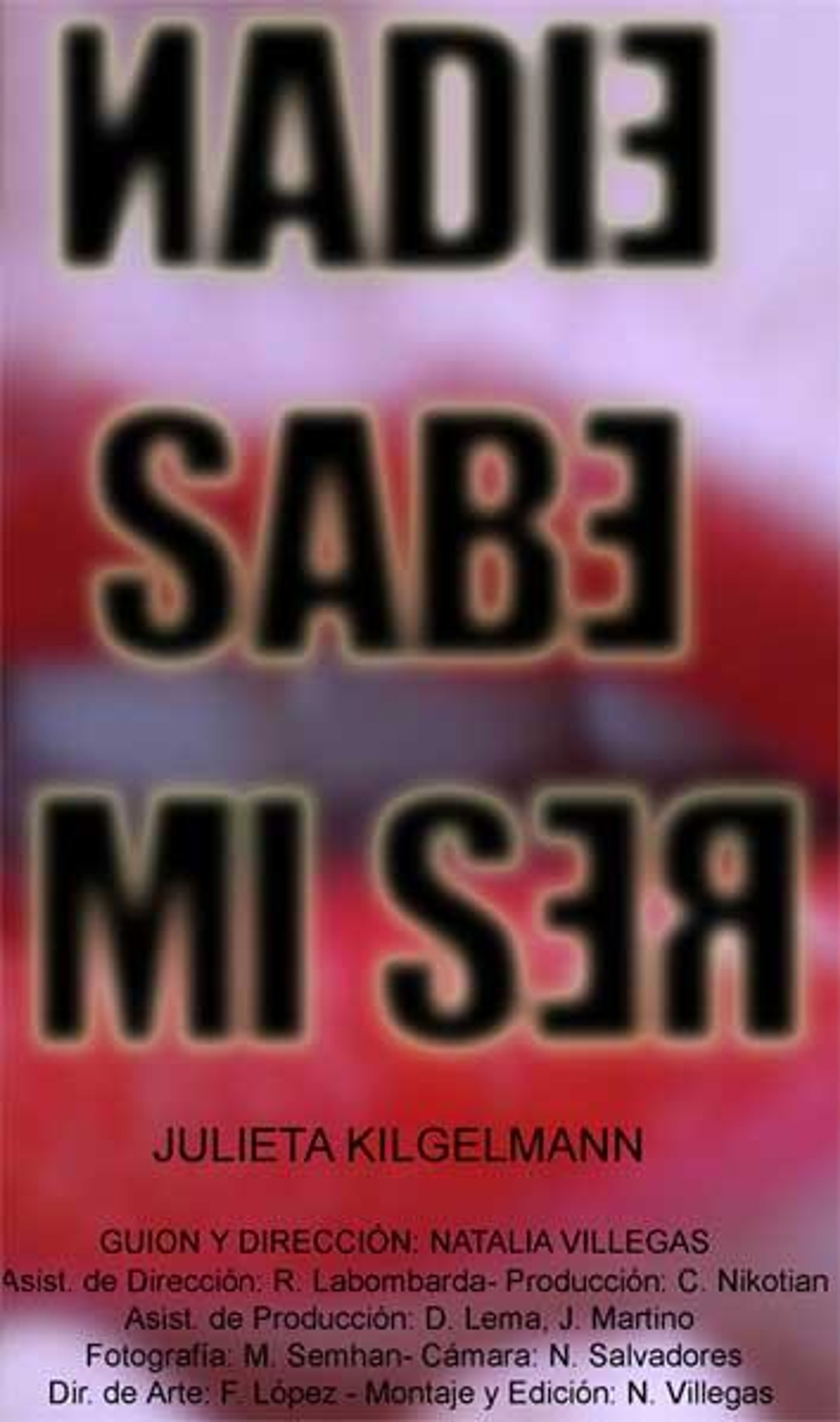 Nadie sabe mi ser