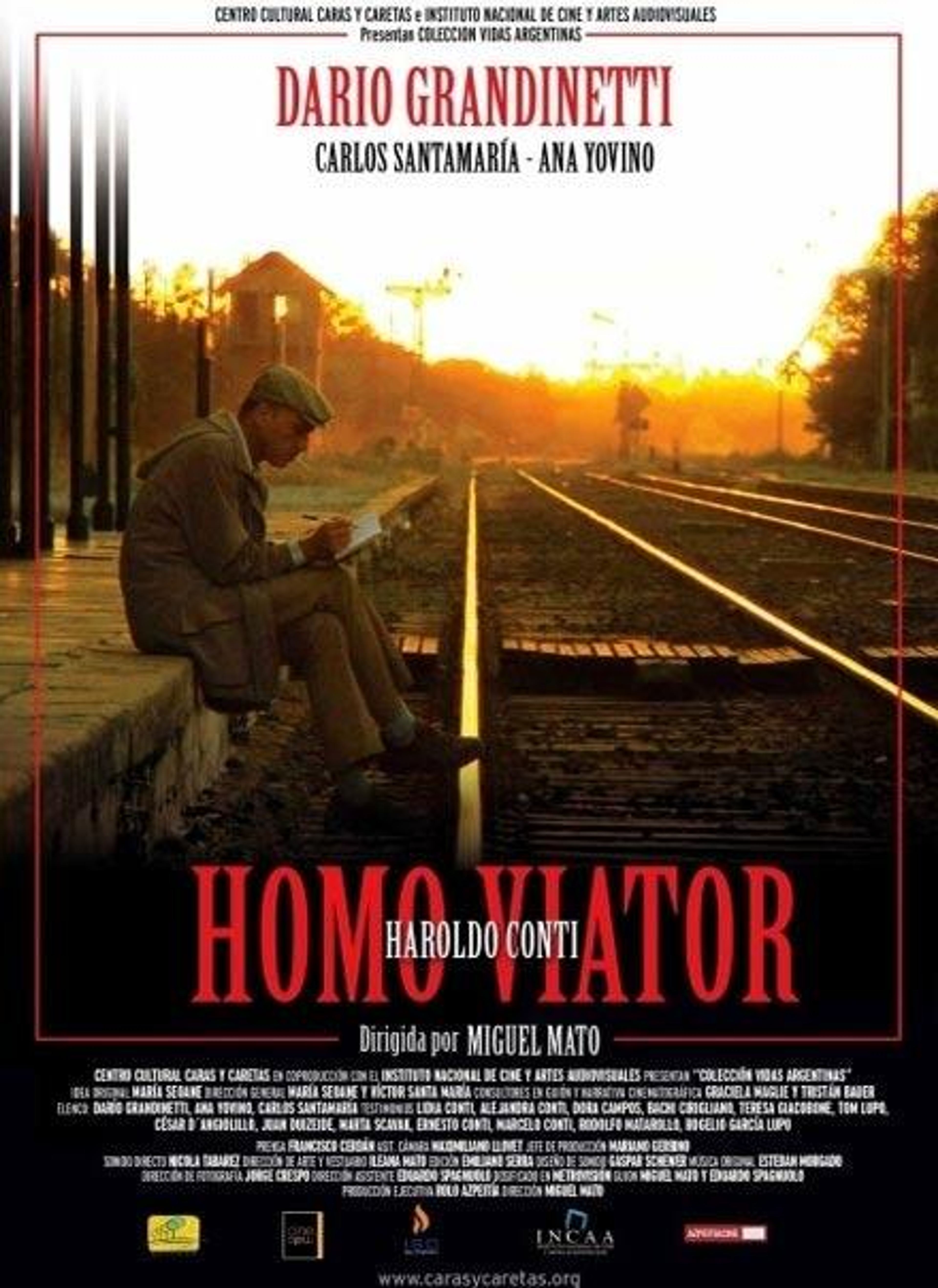 Poster de Haroldo Conti, homo viator