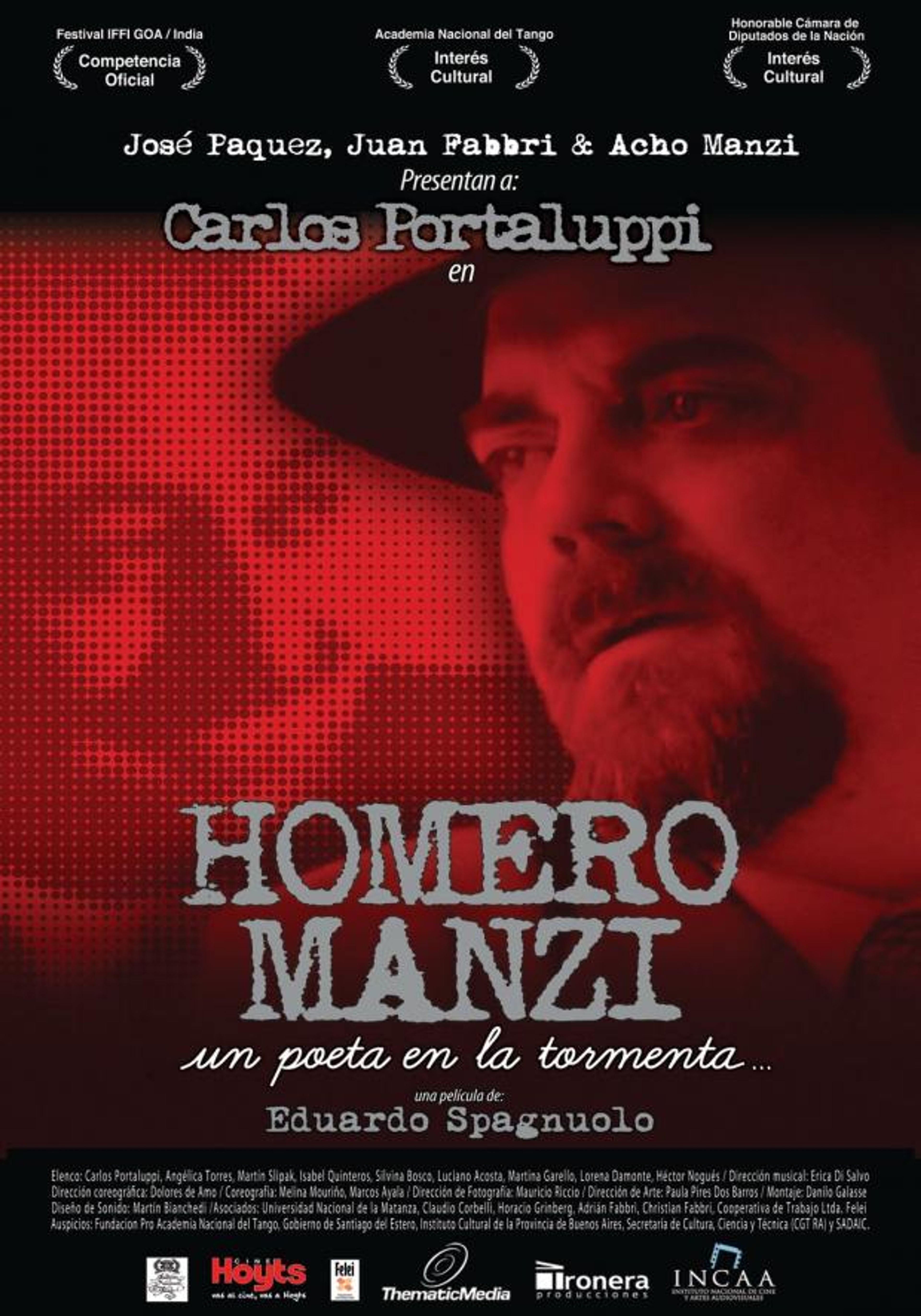 Poster de Homero Manzi, un poeta en la tormenta