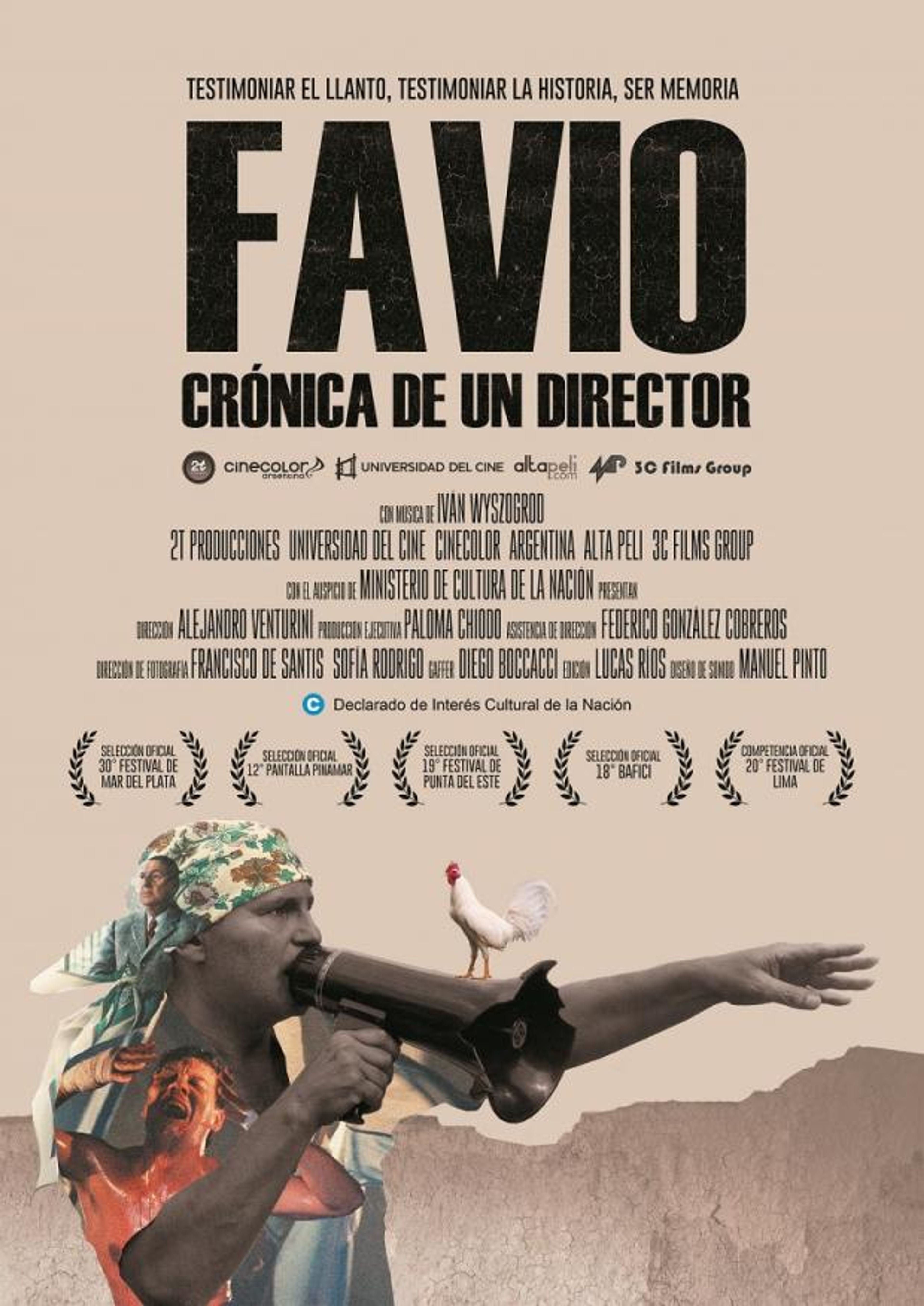 Poster de Favio: Crónica de un director